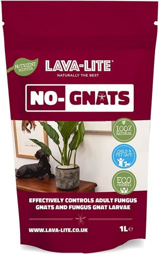 Lava-Lite Natural & Eco Friendly No-Gnats Fungus Gnat Barrier & Fungus Gnat Control 1L